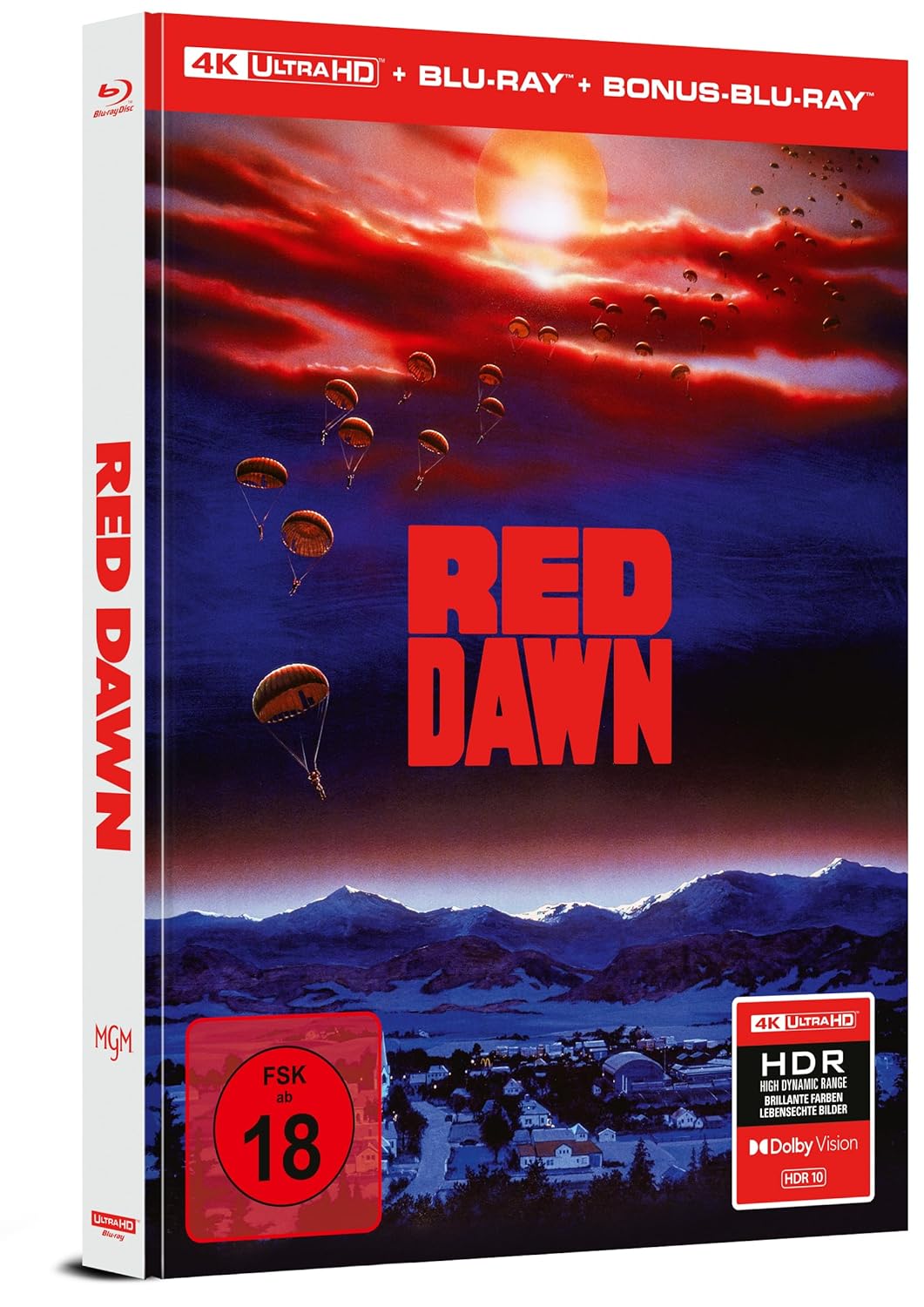 Red Dawn (Die rote Flut) im Mediabook - Cover A (4K Ultra HD Bonus)