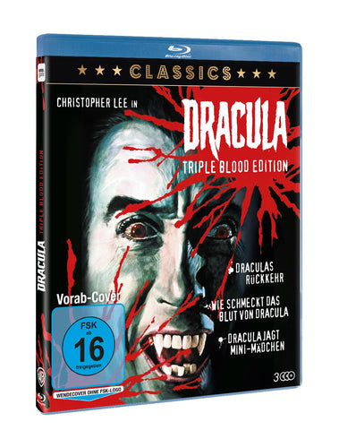 Dracula Triple Blood Edition: Draculas Rückkehr / Wie schmeckt das Blut von Dracula / Dracula jagt Mini-Mädchen (3 Blu-ray)