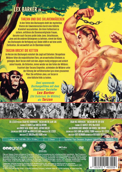 Tarzan Double Feature: Tarzan und das Sklavenmädchen / Tarzan bricht die Ketten (DVD)